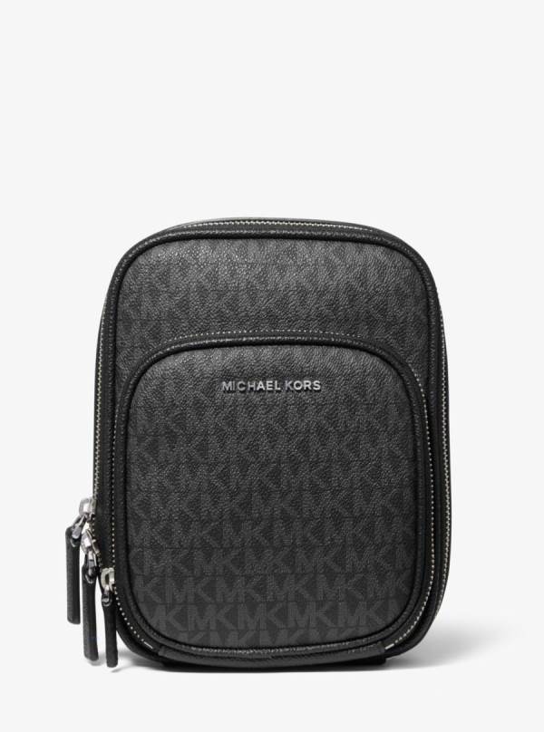 Panske Crossbody Kabelka Michael Kors Cooper Logo Travel Čierne - Tasky Michael Kors Slevy | FGBAY-0214